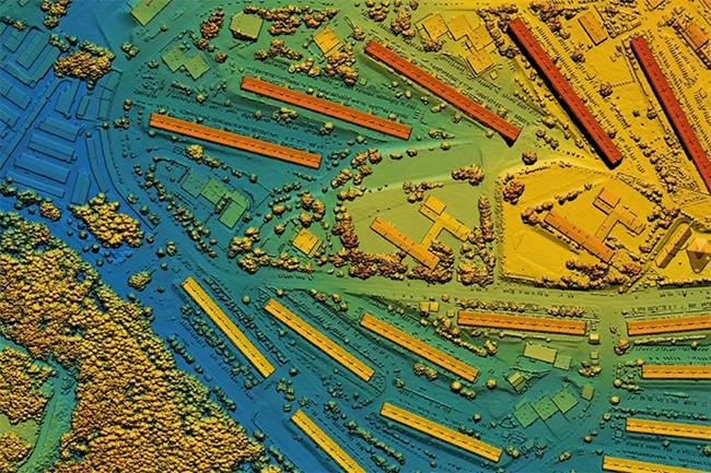 Classified LiDAR point cloud